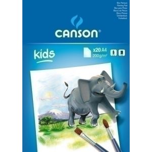 Imagen BLOCK PINTURA GU-CAN KIDS A4 20h 200g