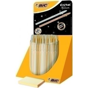 Imagen BOLIG.BIC CRISTAL ORO y PLATA EXPOSIT.40