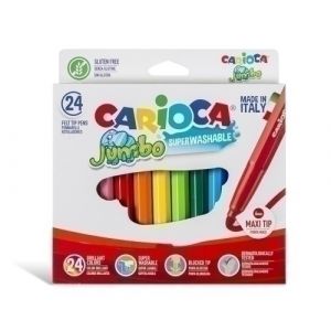 ROTUL.CARIOCA JUMBO ESTUCHE 24
