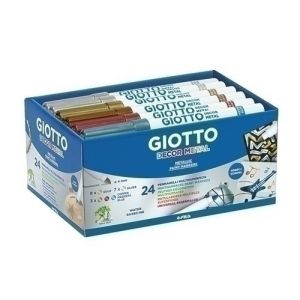 Imagen ROTUL.GIOTTO DECOR METAL SCHOOLPACK 24