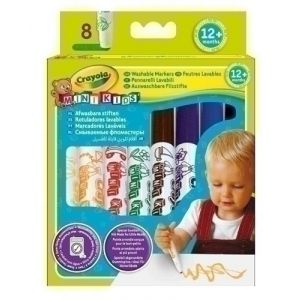 ROTUL.CRAYOLA LAVABLE MINI KIDS CAJA 8