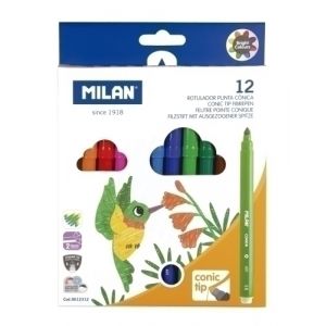 ROTUL.MILAN PUNTA CONICA ESTUCHE 12