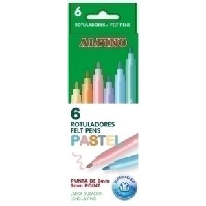 Imagen ROTUL.ALPINO STANDARD PASTEL ESTUCHE 6