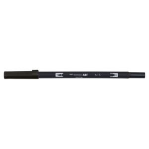 ROTULADOR TOMBOW DOBLE PUNTA PINC. NEGRO