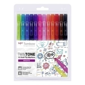 Imagen ROTULADOR TOMBOW TWINTONE BRILLANTE E.12