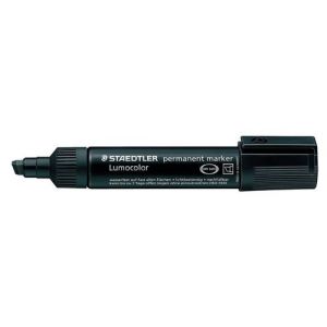 Marcador Permanente Staedtler 385 Lumocolor Biselado Negro