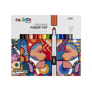 Rotulador Fibra Carioca Plus Caja De 12