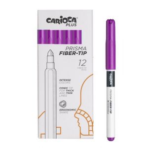 Rotulador Fibra Carioca Plus Caja De 12 Pervinca