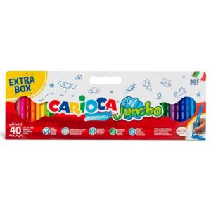Rotulador Fibra Carioca Jumbo Caja De 40