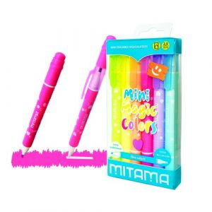 Rotul. Mitama Doble Punta Borrables Neon&Pastel Estuche De 6