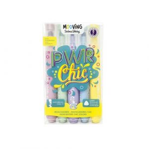 Marcador Fluor Mooving Power Chic Estuche De 5