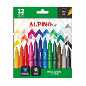 Rotulador Fibra Alpino Up 1Mm  Estuche De 12