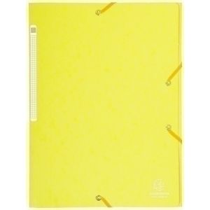 CARPETA SOLAP.EXACOMPTA CART. A4 AMARILL