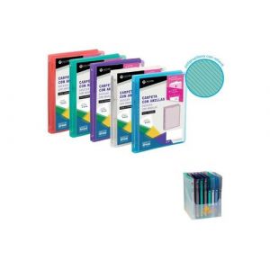 Carpeta Canguro Carchivo Diagonal Pp A4 2 An.Redondas 16Mm Surtido