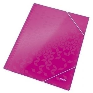 CARPETA SOLAP.LEITZ WOW CART. A4 FUCSIA