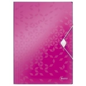 CARPETA SOLAP.LEITZ WOW PP A4 FUCSIA