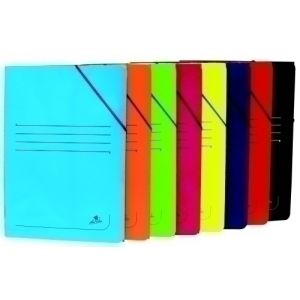 Imagen CARPETA GOMAS SOLAP CART. Fº AZUL