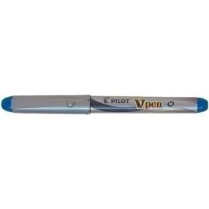 Imagen PLUMA PILOT V-PEN SILVER tinta AZUL