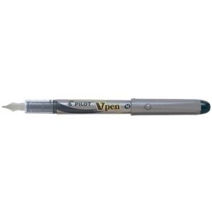 Imagen PLUMA PILOT V-PEN SILVER tinta NEGRA