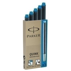 Imagen TINTA ESTILOG.PARKER 5 CART.AZUL REAL