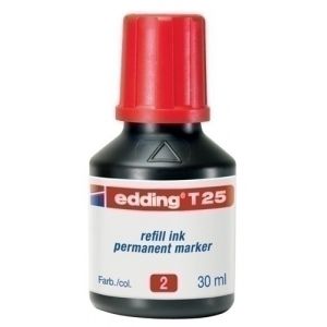 Imagen TINTA ROTUL.EDDING 30 ml T25 ROJO