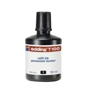 Imagen TINTA ROTUL.EDDING 100 ml T100 NEGRO