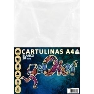 CARTULINA A4 OLEF 180g BLANCO P/50