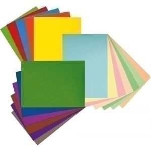 CARTULINA A4 FABR. 185g P/50 ROJO