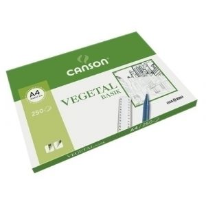 Imagen LAMINA PAPEL VEGETAL A4 95 gr