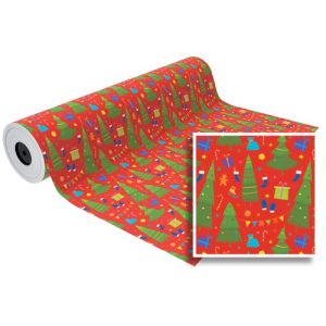 Papel De Regalo Bobina Basika 31 Cm X 80 M (2 Kg Aprox.) Navidad (Nv1701-A 31 Cm)