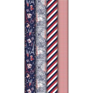 Papel De Regalo Rollo Clairefontaine 0,7X2 M (Caja De 30) Excellia Todo Año Dulce Francia