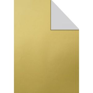 Papel De Regalo Bobina Tv 70 Cm X 100 M Kraft Oro/Plata