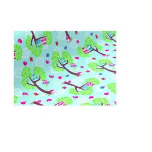 Papel De Regalo Bobina Basika 31 Cm X 80 M (2 Kg Aprox.) Lunares (Ln2001-K 31 Cm)