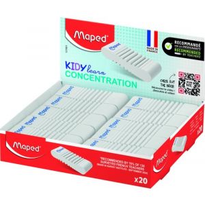 Goma De Borrar Maped Kidy Learn Concentracion Expositor De 20