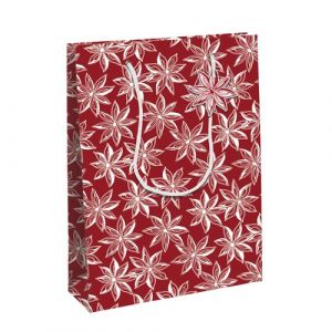 Bolsa De Papel Clairefontaine Kraft Decorado 33X26X14 Cm Citricos Navidad Pack De 6