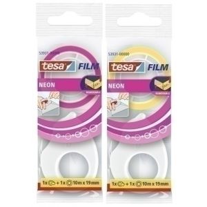 CINTA ADHESIVA TESA NEON 10x19 c/MINI P.