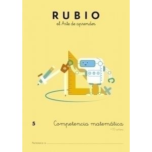 Imagen CUADERNO RUBIO A4 COMP.MATEMATICAS 5