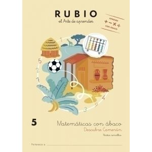 CUADERNO RUBIO A4 MATEMATICAS ABACO 5