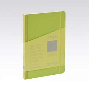 Cuaderno Fabriano Ecoqua Plus Tela A5 80Hj. 90Gr. Puntos Dots Lima