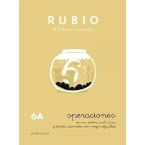 CUADERNO RUBIO A5 OPERAC.y PROBLEMAS  6A