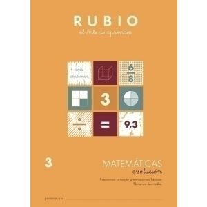 CUADERNO RUBIO A4 MATEMATIC. EVOLUCION 3