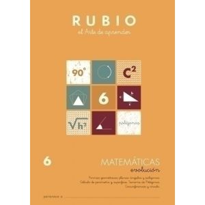 CUADERNO RUBIO A4 MATEMATIC. EVOLUCION 6