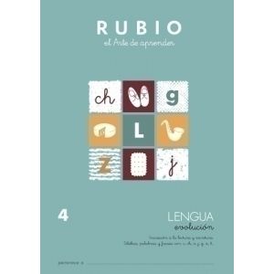 CUADERNO RUBIO A4 LENGUA EVOLUCION 4