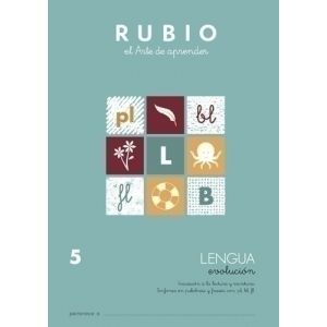 CUADERNO RUBIO A4 LENGUA EVOLUCION 5