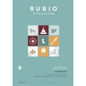 Imagen CUADERNO RUBIO A4 LENGUA EVOLUCION 6