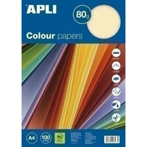 Imagen PAPEL COLOR A4 80g 100h SURTID.PASTEL