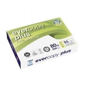 Imagen PAPEL RECICL. A4 EVERCOPY PLUS 80g 500h