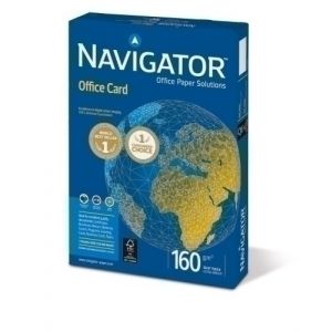 PAPEL A4 NAVIGATOR 160g 250h OFFICE CARD