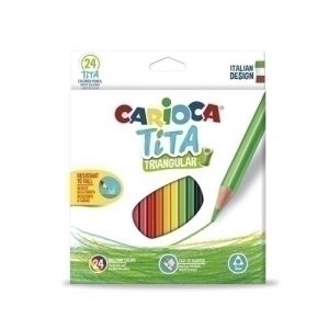 LAPICES COLOR CARIOCA TITA TRI. est.24