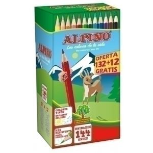 Imagen LAPICES COLOR ALPINO ECONOMY PACK 132+12